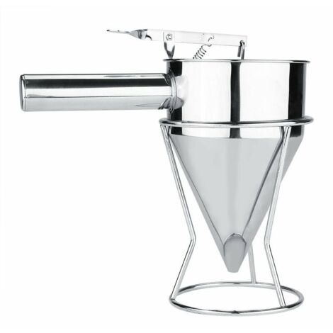 Stainless Steel Pastry Funnel Waffle Dough Dispenser Pancake Maker Kitchen Tools (1/5)