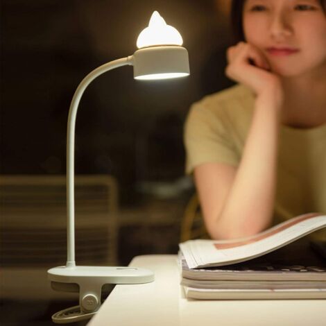 Flexible CLAMP LAMP with Nightlight/With USB Rechargeable Battery
