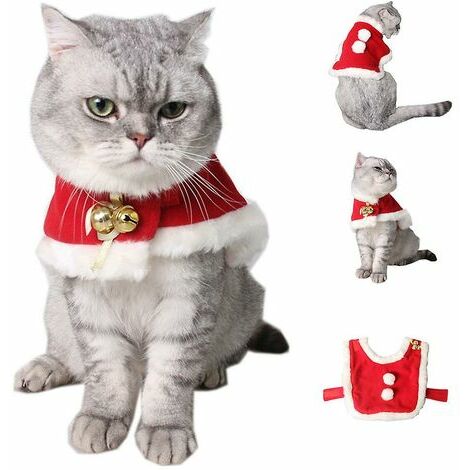 Sweet Cat Coat Warm Kitten Jacket Luxury Woolen Cat Costume Winter