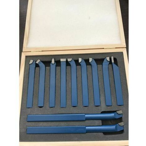 11 Pieces Tower Tower Tower with Coin Tip, Metal Cutting Tool Tip Set