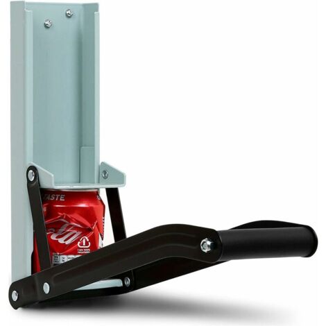 Heavy Duty Wall Mounted Aluminum Can Crusher – With Basket, Reinforced Nylon, M-92, 7445004130156