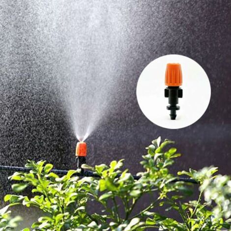 Micro Dripper Datatable 50 Pcs Garden Irrigation Micro Flow Dripper Adjustable Micro Dripper ...
