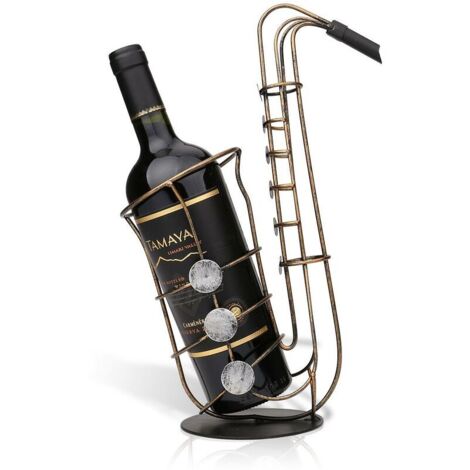 moon-Statue and other decorative item Metal sax wine rack Beautiful and ...