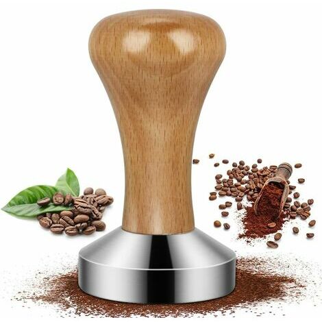 Tamper Tool, Coffee Press, Coffee Cup, Black Walnut, Stainless