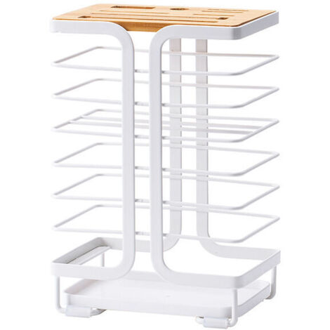 Bamboo cookie cutter holder for kitchen cookie cutters, utensil storage ...