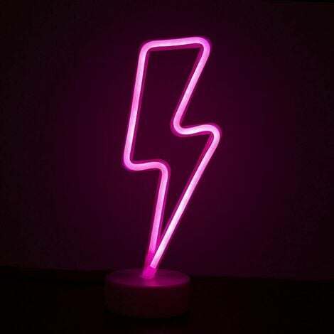 Snow Neon Light Sign for Bedroom - Battery or USB Powered LED Night ...