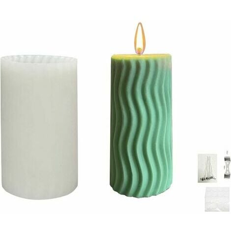 Large Cylinder Silicone Mold for Candle Making DIY Epoxy Resin Molds  Handmade Soap Mousse Cake Baking Home Decoration