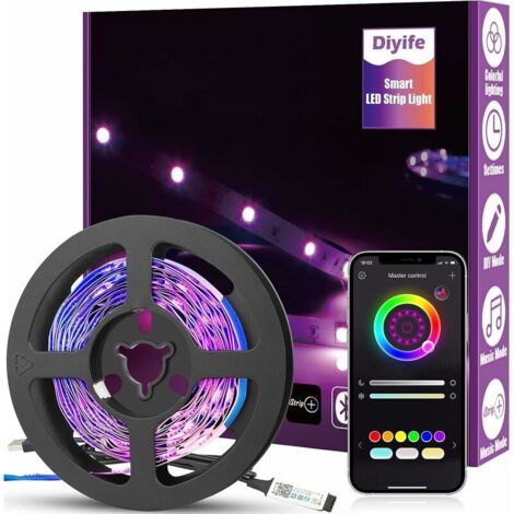 3M Super Bright LED Strip [App Smart Control], Multicolor Bluetooth ...
