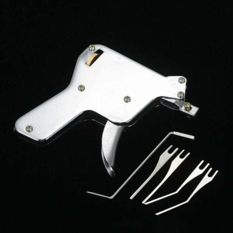 Snow-Small White Gun 6 Piece Set Locksmith Practice Tool Locksmith Tool