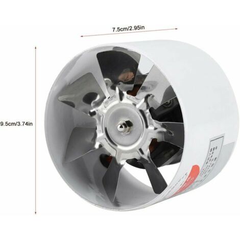 moonWall Mounted Exhaust Fan, Downdraft Plate Fan for Bathroom, Kitchen, Garage