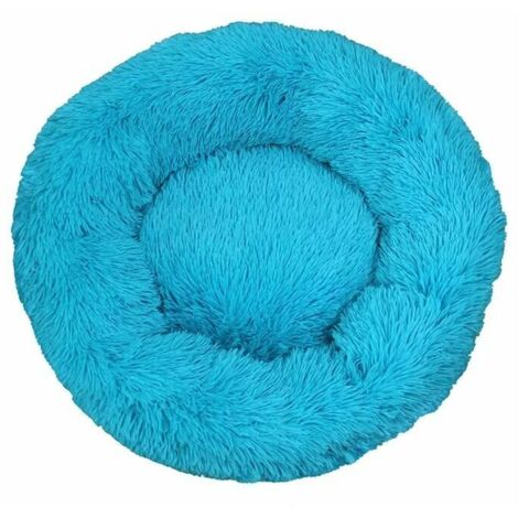 moonCat Bed, Fluffy Cushion, Soft Washable for Cats Dogs (Blue, 40 cm) (1/5)