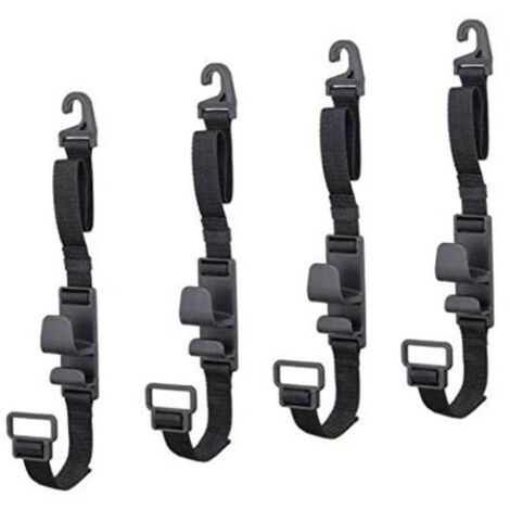 4 Pack Car Seat Headrest Hooks, Strong and Durable Hooks for Back Seat Headrest (1/5)