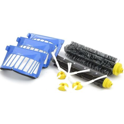 14-Piece Replacement Parts Kit For IRobot Roomba 600 Series – Filters, Brushes, Cleaner Tools