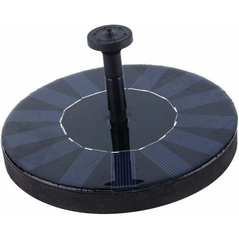 Floating Garden with Solar Panel Fountain Pump for Bird Fountain, Pond, Garden and Lawn (1/5)