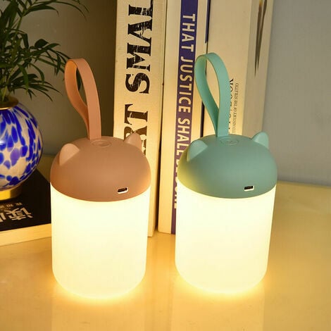 OrchidLantern Night Light for Kids, Portable Battery Powered Lamp, 3000K  Warm Light, Continuously Dimmable, Rechargeable LED