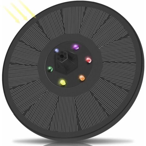 LED Solar Light 3W Water Pump Floating Fountain Floating Fountain Water Circulation