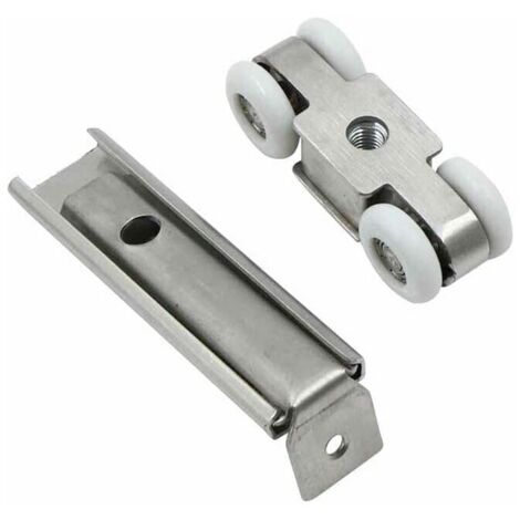 Twours 2-Wheel Trolley Assembly For Strut Channels - 1800lb Capacity Heavy Duty Rollers (4 Pack)