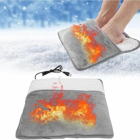 Foot Warmer Under Desk Warm Feet Pillow Anti-Slip Soft Winter