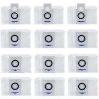 Pack of 12 Vacuum Cleaner Bags Accessories for Ecovacs Deebot X1 Omni / X1 e Omni / T20 Omni, Vacuum Cleaner Replacement Accessories Dust Bag