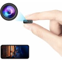 Smallest WiFi IP Security Camera, Wireless Camera with USB Plug, Portable Remote Camera, HD1080P WiFi Security Camera with Night Vision, Motion Detection, Cloud Storage, Remote Viewing for iOS, Androi