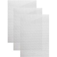 3 Pieces Bumper Stainless Steel Mesh Crack Repair Hole Repairing Mesh Net, Model: Silver