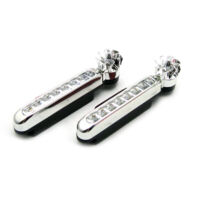 Car Mid-grid Lights LED Wind Daytime Running Lights Head Decorative Auxiliary Lights Wind Power Lights White Light One Pair