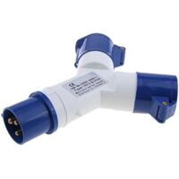 380v/220V Connector Industrial Power Sockets Splitter Plug Cover - Blue/16a /3pin/220V