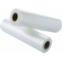 2 Rolls Professional Stable Cling Film, Sealing Bags Rolling Film Large 20 x 500 cm Suitable for all recipes for vacuum storage/heat sealer/vacuum sealer