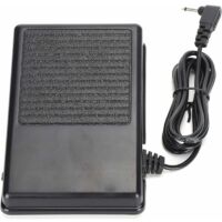 Sewing machine foot pedal speed controller and accessory power cord