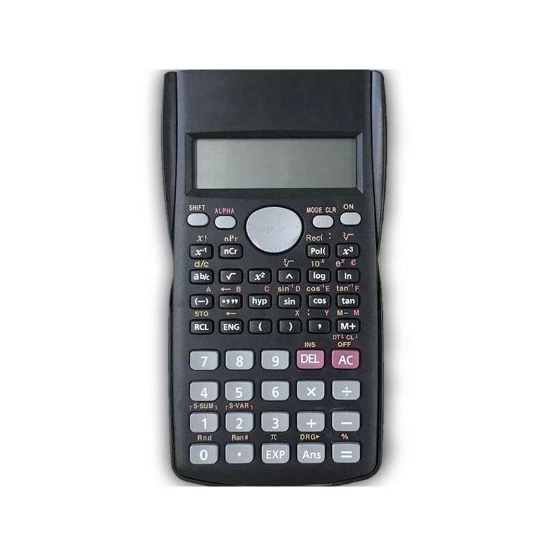 Calculatrice scientifique, calculatrice scientifique avec 240 fonctions  pour étudiant, 2 lignes, calculatrice scientifique pour l'école et le  travail