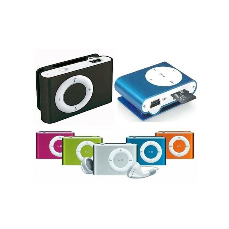 CHO (Rouge)Mini Lecteur MP3 portable USB, Support de la Carte TF