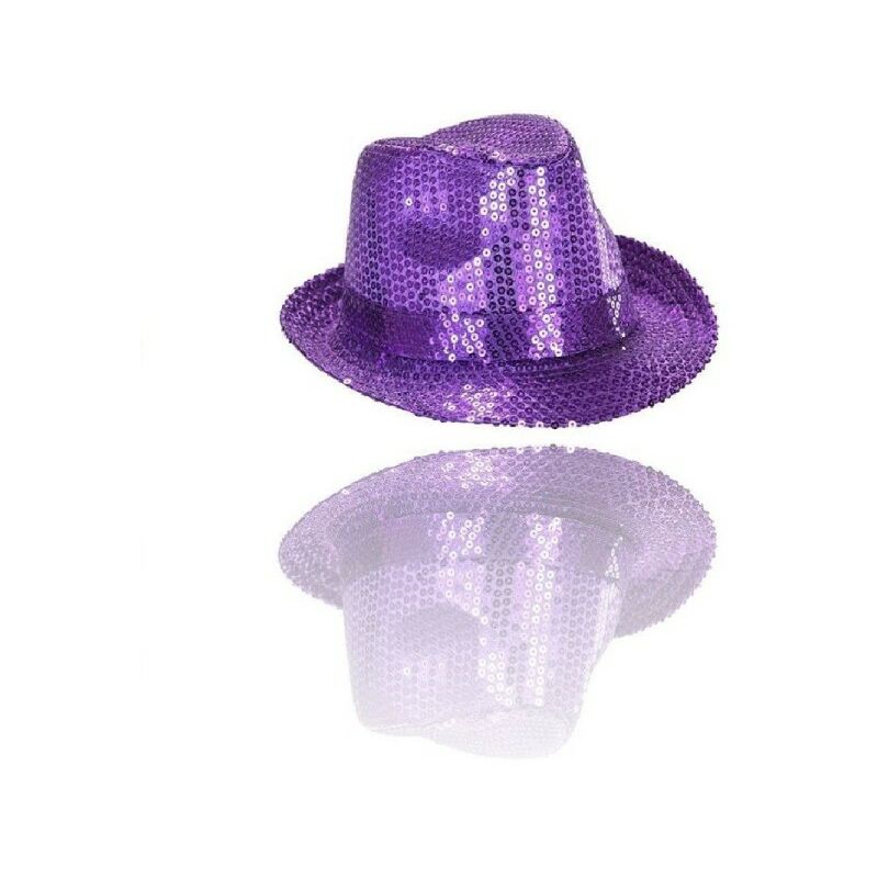 Bande à chapeau - Paillette vert / violet | Little N - Chapeau