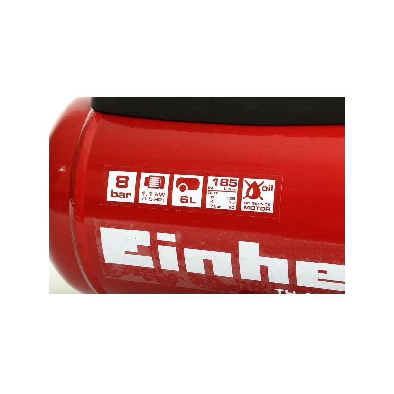 Einhell compresseur d'air 6 l th-ac 190/6 of EINHELL Pas Cher 