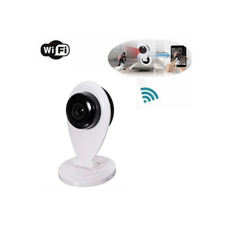 Generic Mini caméra de Surveillance rotatif wifi HD,Micro moniteur pour bébé  à prix pas cher