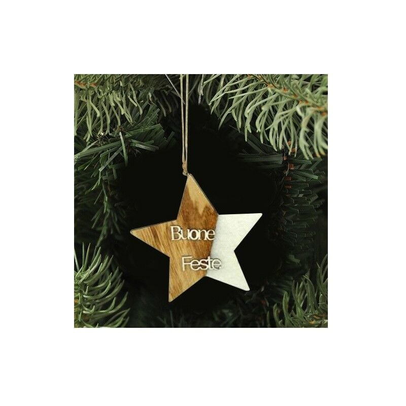 COM-FOUR® Ensemble de décoration à Suspendre 4 pièces - cintres en Bois en  Forme d'étoile et de Sapin - décoration pour Noël [la sélection varie]  (10cm) : : Cuisine et Maison