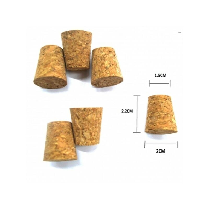 Bouchon conique en liège x10 - 33x23 mm - La cave Cdiscount