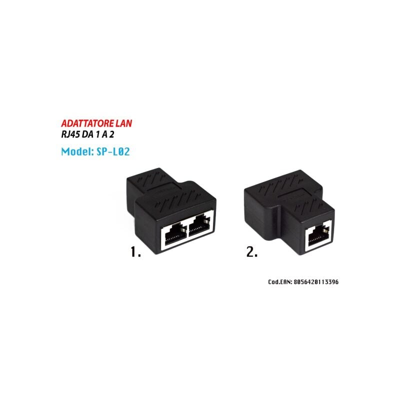 Doubleur RJ45 M - F/F (éclateur de paire) à prix bas