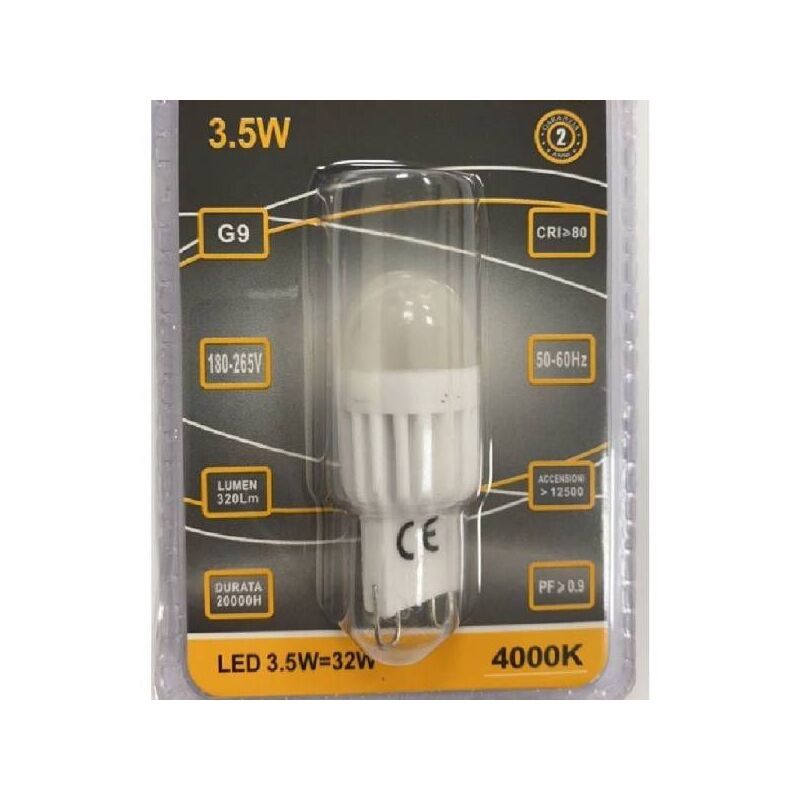 Ampoule LED dimmable g9 6w équivalent à 45w blanc naturel 4500k