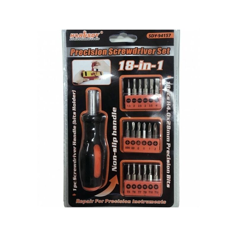 WORKPRO Jeu de Tournevis 14-en-1, Tournevis avec Multi-Embouts en Cr-V et  Rallonge, Comprend 4 Formes de Tête - Plat, Cruciforme, Torx, Pozidriv,  Puissance et Maniable pour les Travaux de Vissage : 