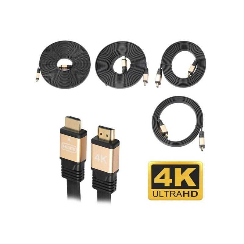 BLEOSAN 2M Câble HDMI 8K- 4K professionnel 2.1 3D Full HD Haute
