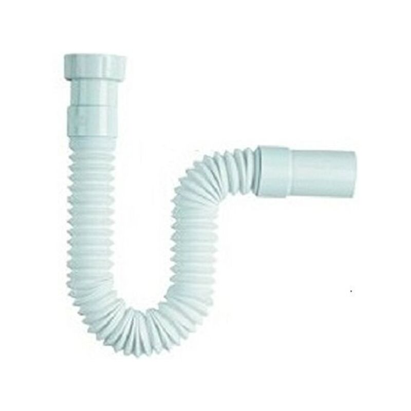 Siphon flexible en acier inoxydable, tuyau de vidange flexible pour évier,  salle de bain, cuisine, tube d'eau [livraison gratuite]
