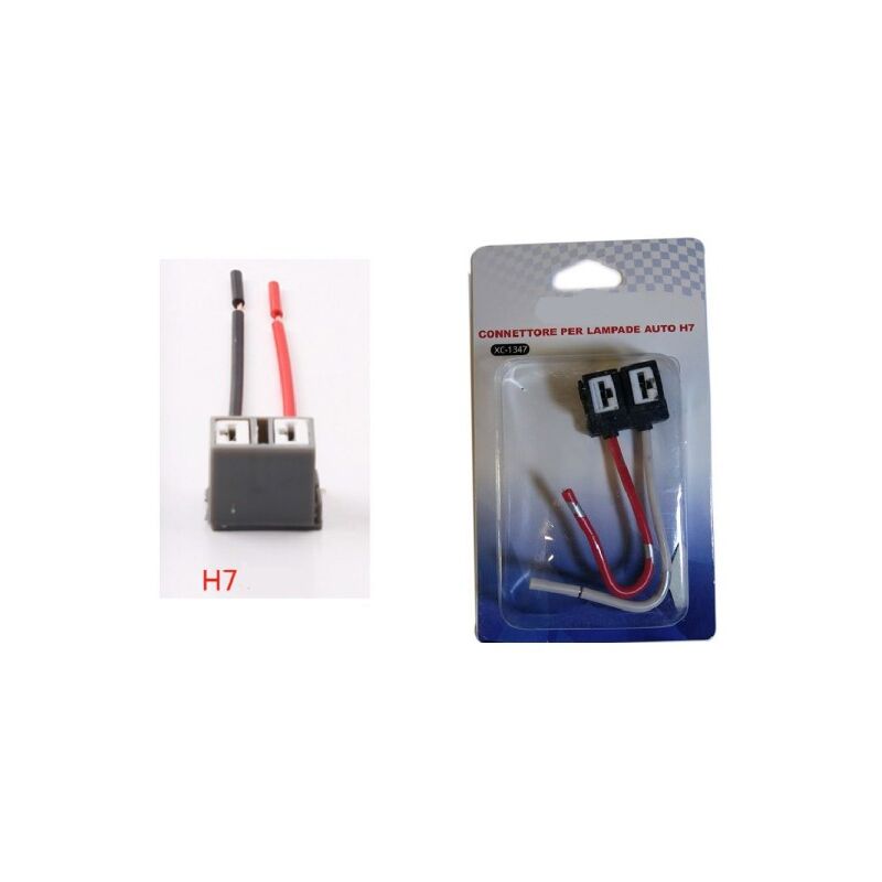 Voiture H7 LED Phare Avant Ampoule Support Adaptateur Prise Clip (Paquet de  2) 