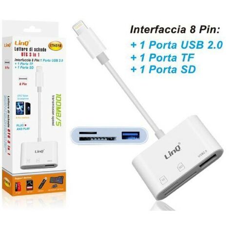 Gibot 3.0 USB Type C Lecteur de Carte SD Adaptateur USB 3.0