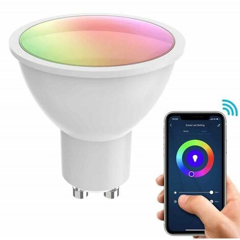 SPOT ENCASTRÉ LED GU10 WIFI RGB CCT ALEXA GOOGLE SMART SPOTLIGHT 125MM