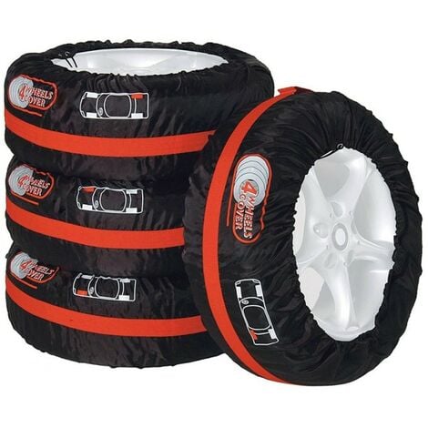  Housses de rangement pour pneus et sac de rangement pour pneus  Large TireHide Couvre-pneus d'extérieur pour pneus saisonniers étanches à  la poussière (Ø80cm x H117cm)