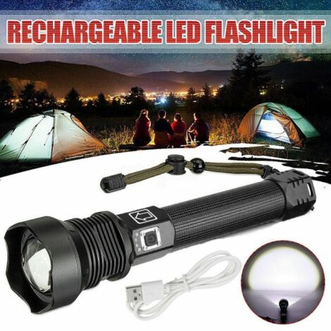 XX Police tactique 6000 lumens T6 LED 5 modes lampe torche mise au point de  camping - Cdiscount Bricolage