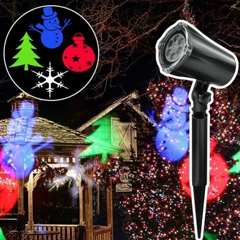 LightShow Projecteur d'images à DEL de scènes de Noël d'extérieur