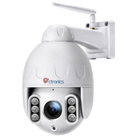 20€ sur Ctronics 2K 3MP Caméra Surveillance WiFi Extérieur sans