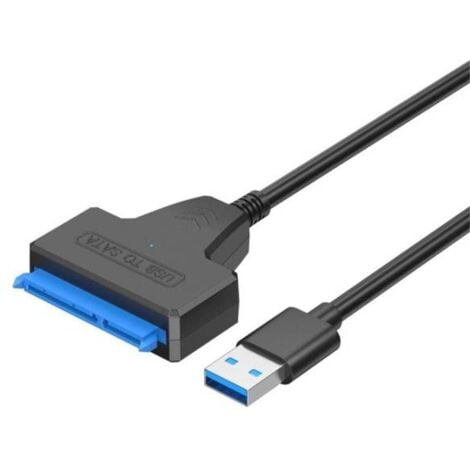 Câble SATA vers USB - Adaptateur de Disque Dur USB 3.0 vers 2.5 SATA III -  Convertisseur Externe pour Transfert de Données SSD/HDD