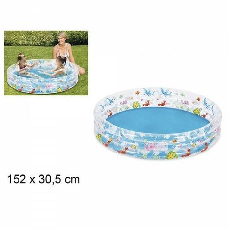 Bestway 51128 Piscine gonflable pataugeoire ronde Arc en Ciel 3